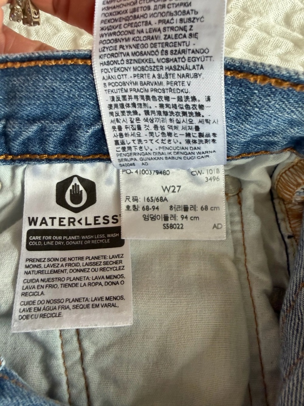 Levis 501 Shorts Distressed Raw Hem 27 - Picture 5 of 8